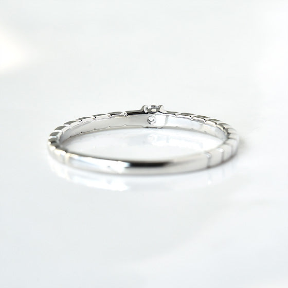 Solitaire Block Ring
