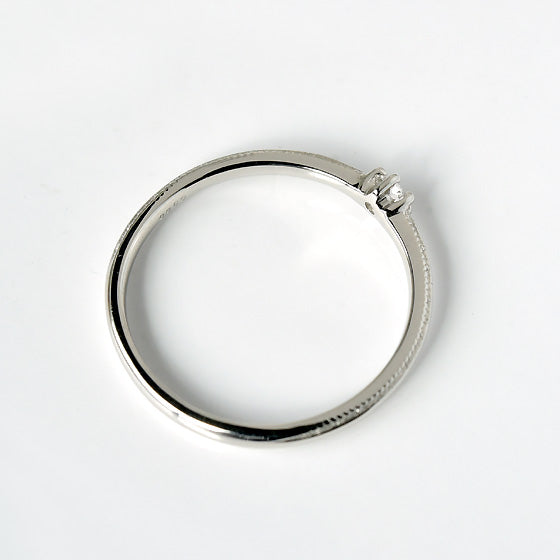Flower Prong Diamond Ring