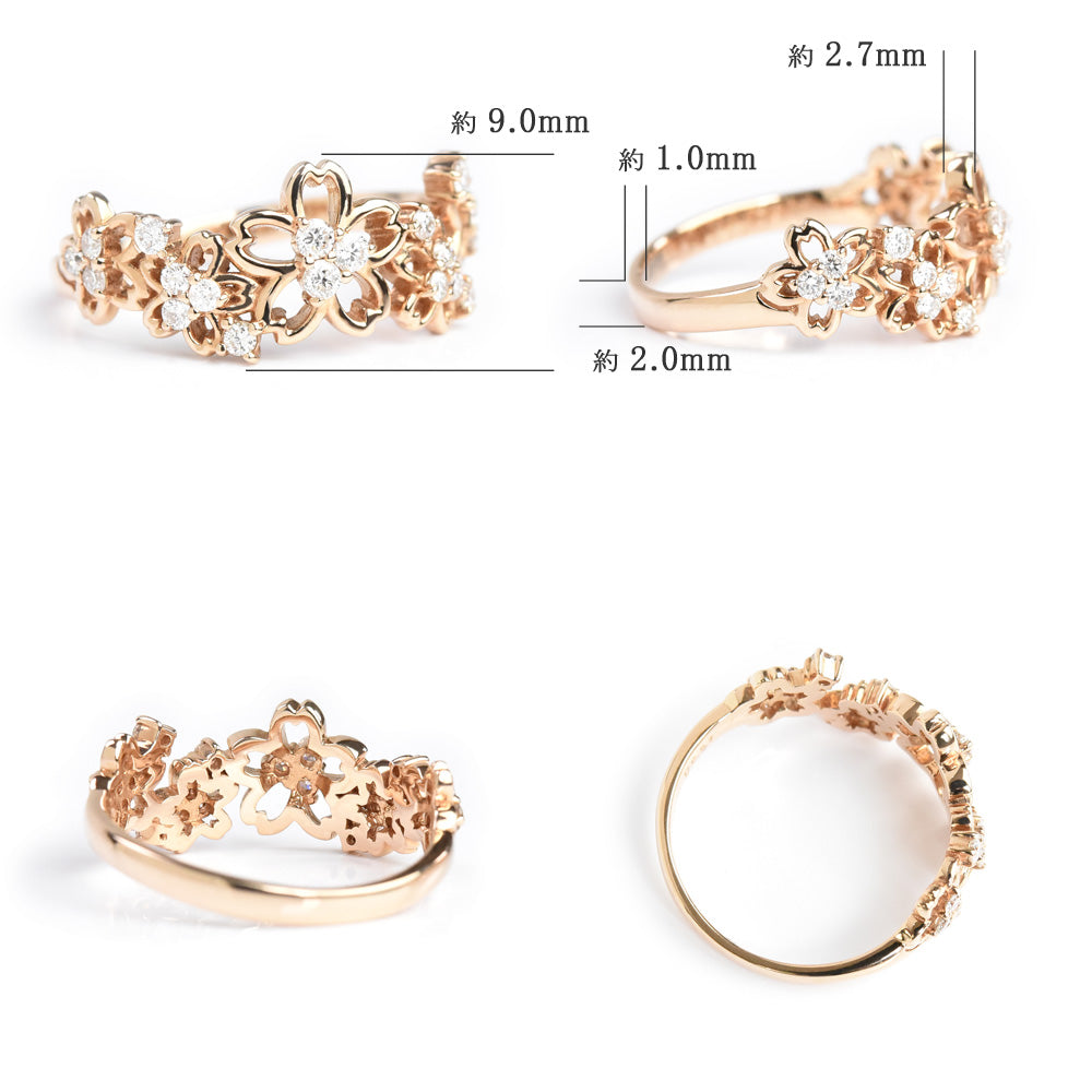Floral Diamond Ring