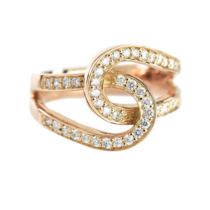 Knot Diamond Ring