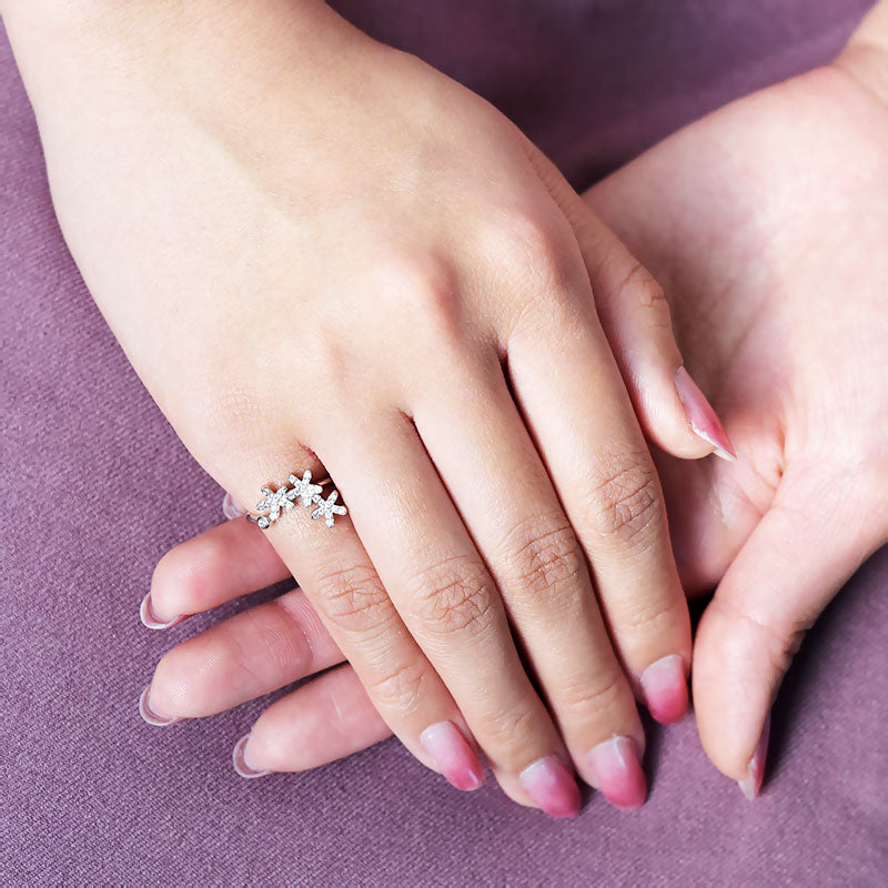 3 Flower Ring