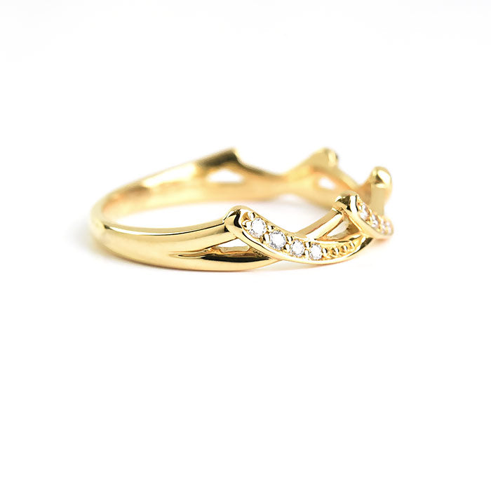 Waves Diamond Ring