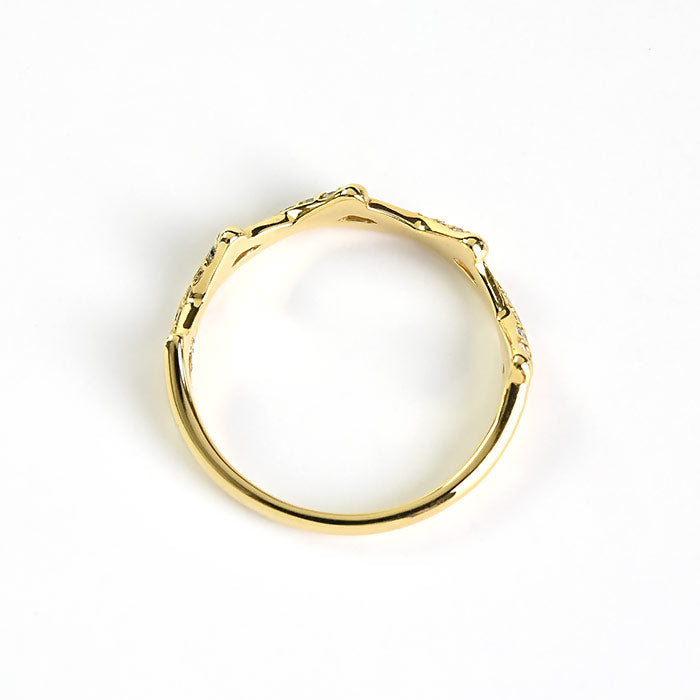 Waves Diamond Ring