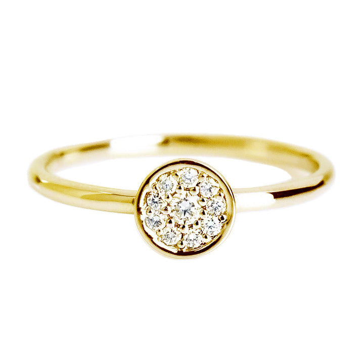 Diamonds in a Circle Ring
