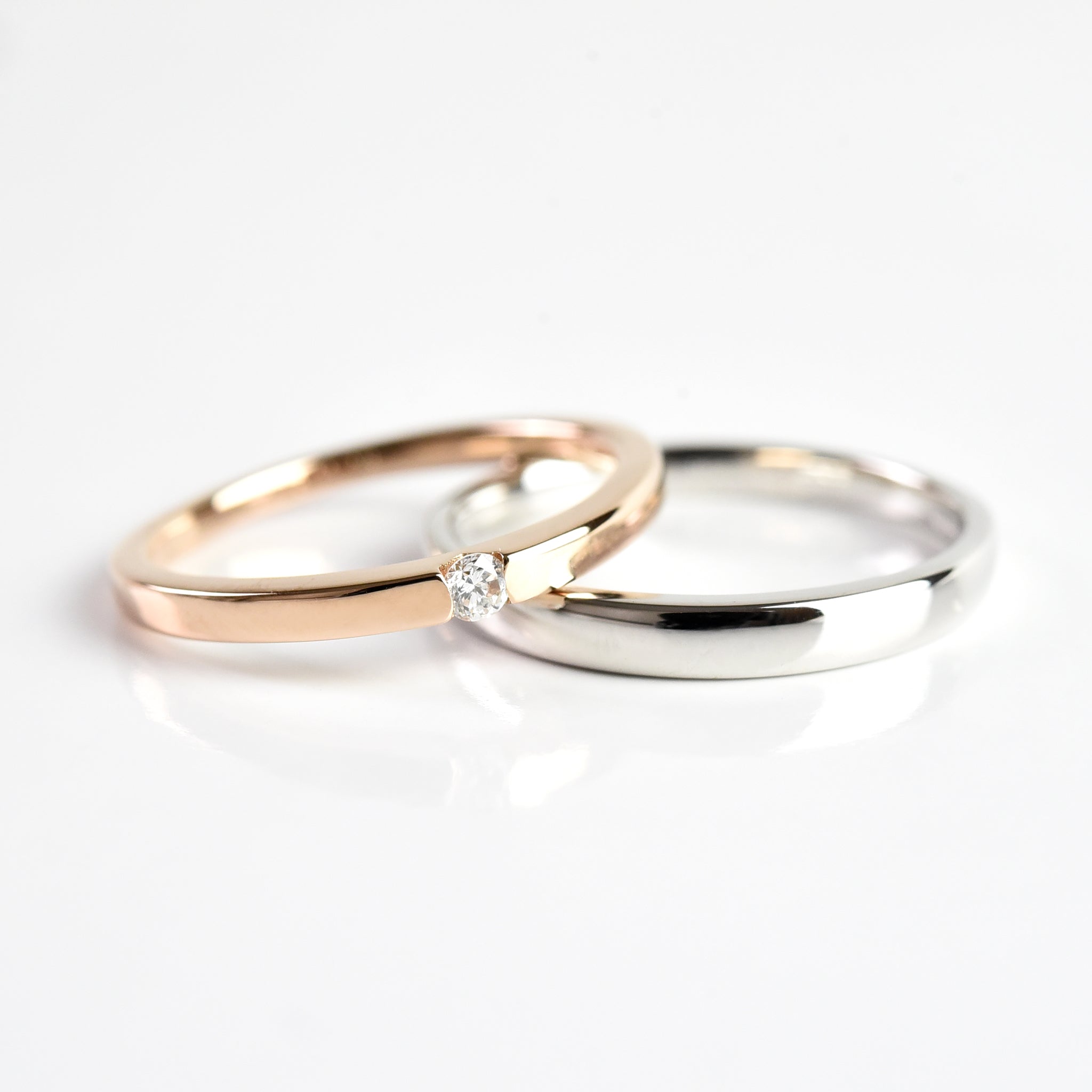 Band Holding a Diamond Ring
