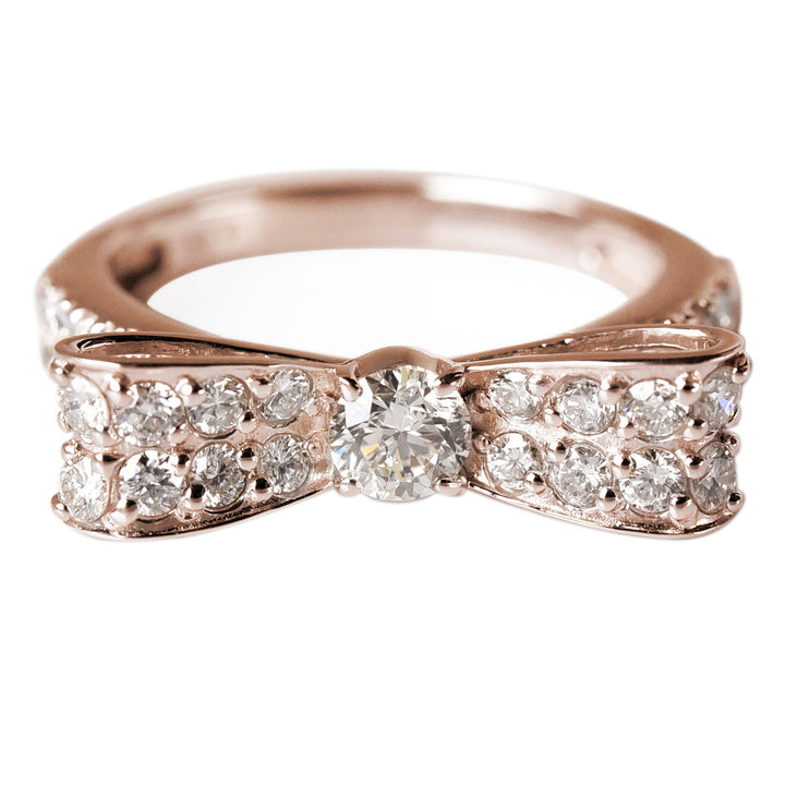 Diamond Bow Ring