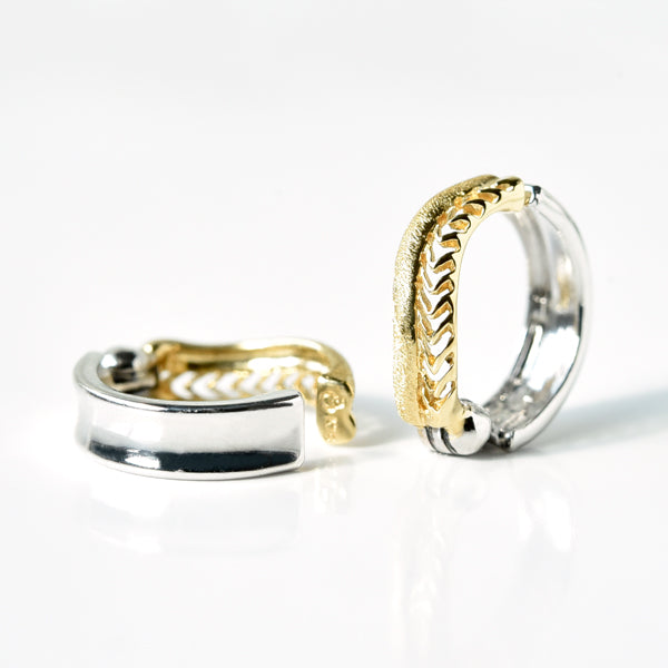 2 Color Ear Cuffs with Texture