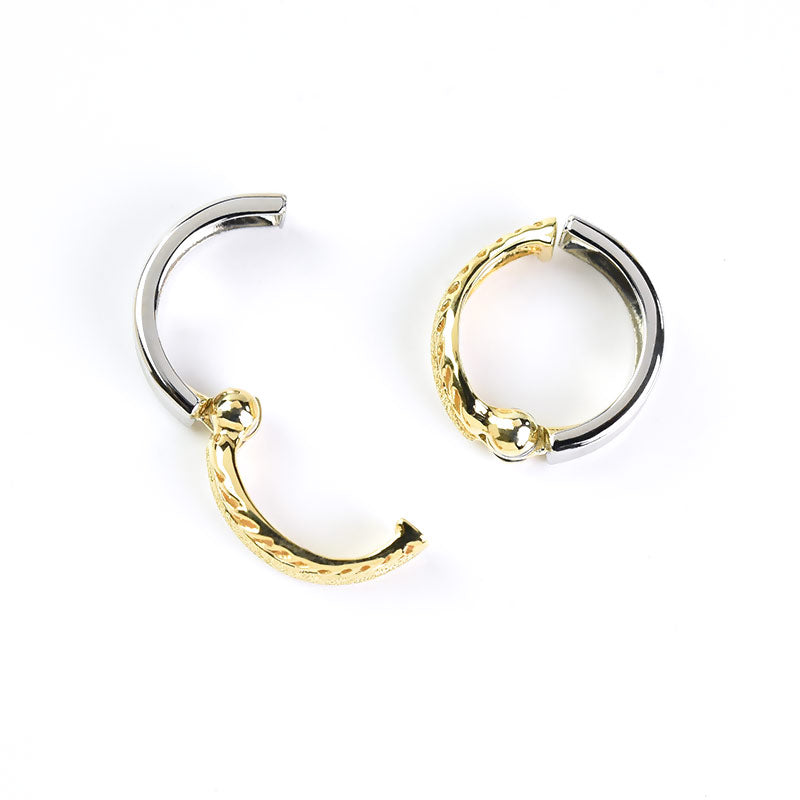 2 Color Ear Cuffs with Texture