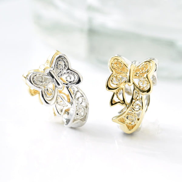 2 Color Bow Ear Cuffs