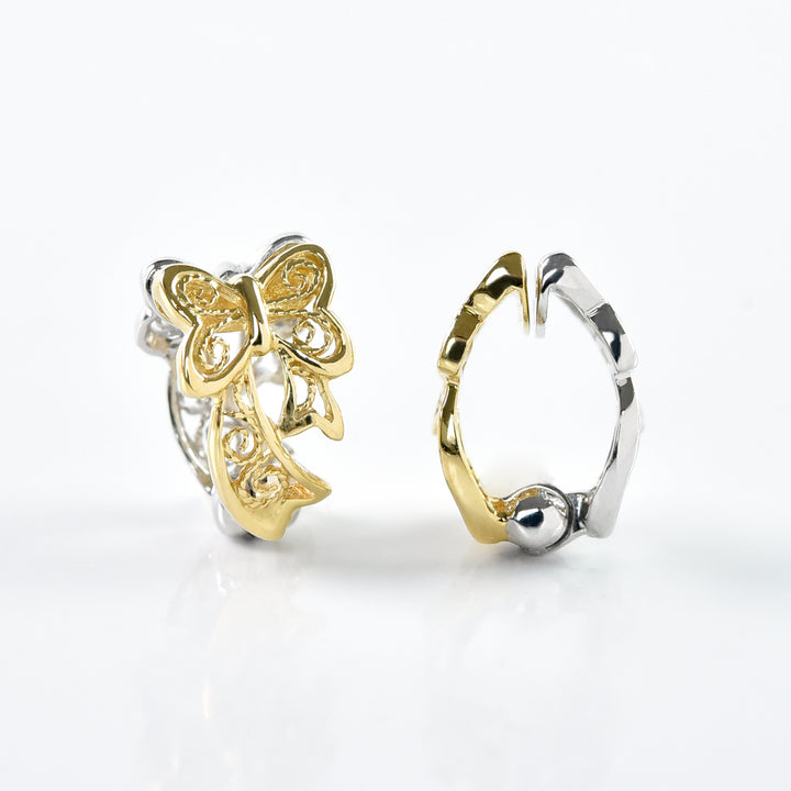 2 Color Bow Ear Cuffs