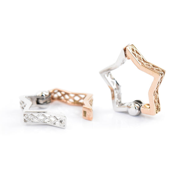 2 Color Star Shape Ear Cuffs