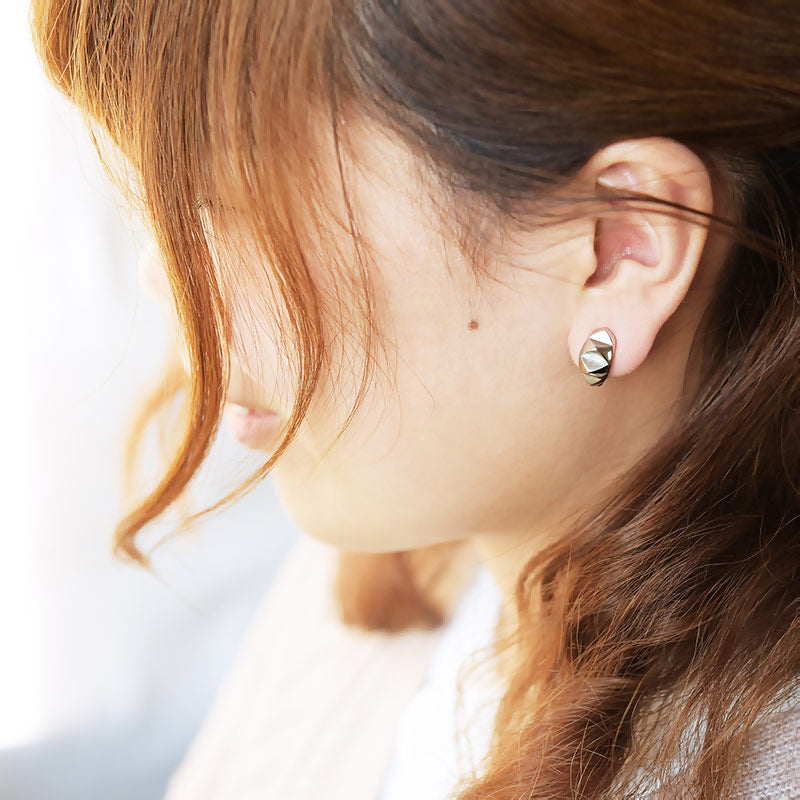 3D Emboss Hoop Earrings