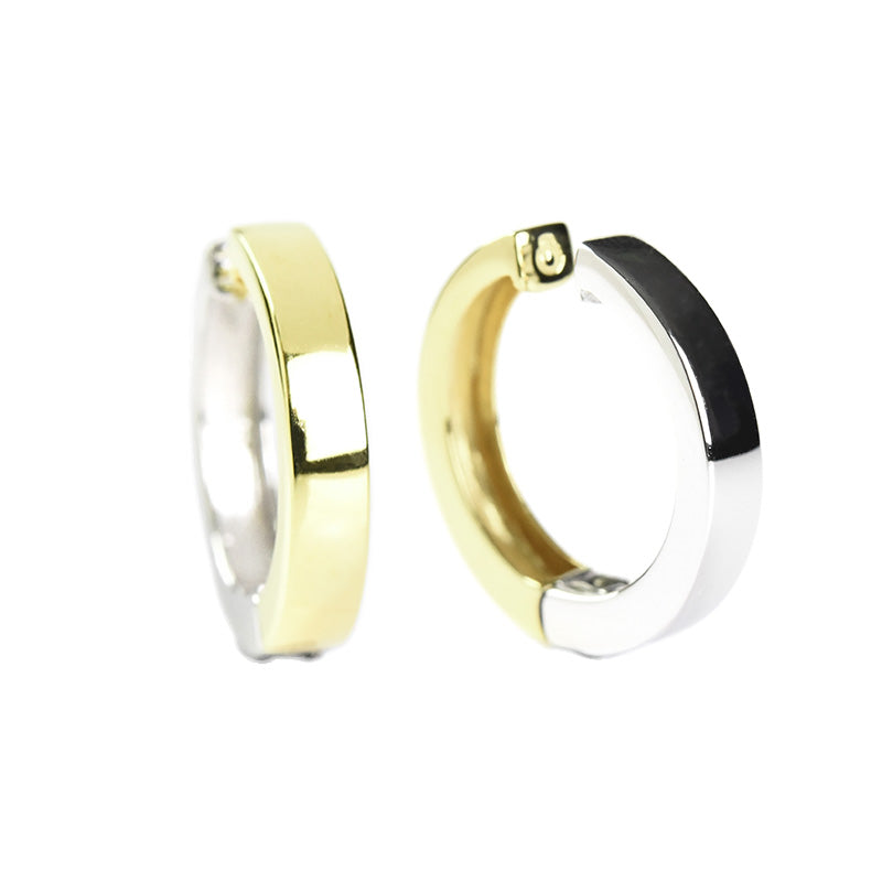 2 Color Hoop Earrings