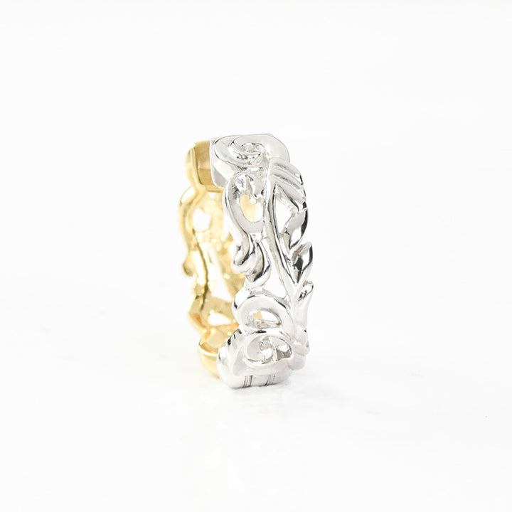 KTM-2 Color Curvy Design Hoop Earrings