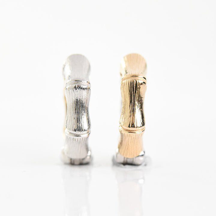 2 Color Pier Hoop Earrings