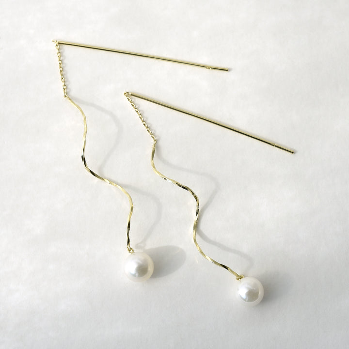 Pearl Dancing on a Pole Earring