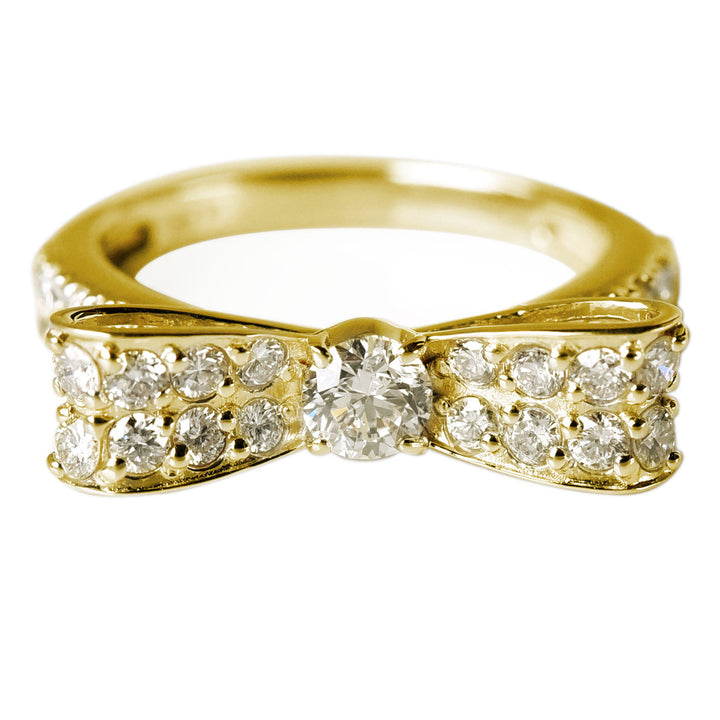 Diamond Bow Ring